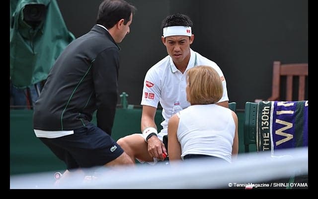  錦織は第2セット途中でリタイア、チリッチが3年連続8強入り [ウィンブルドン] 