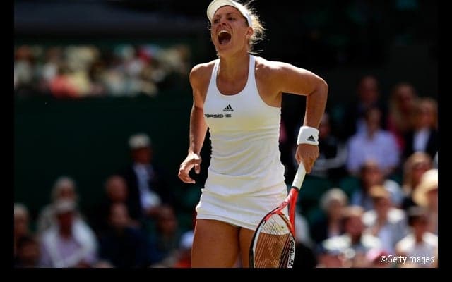  全豪女王のケルバーがハレプを倒して2度目の準決勝へ [ウィンブルドン] 