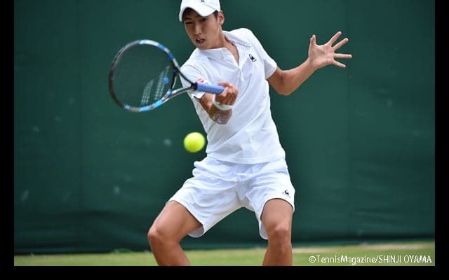  綿貫陽介が3回戦へ、堀江亨／清水悠太は初戦突破 [ウィンブルドン・ジュニア] 