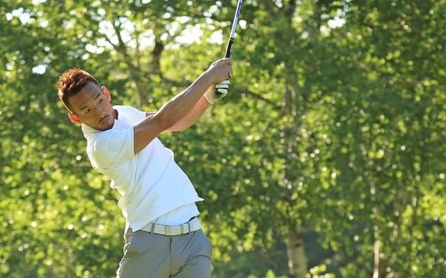 中田英寿VS片山晋呉、念願のゴルフマッチプレー対決、結果は1-1