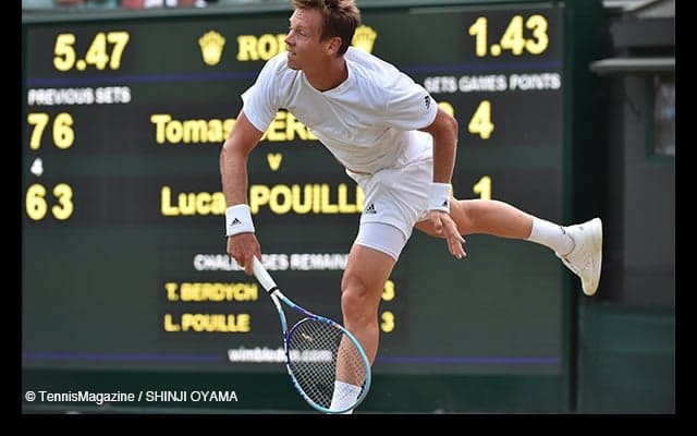  ベルディヒが快進撃のプイユを退け4強入り [ウィンブルドン] 