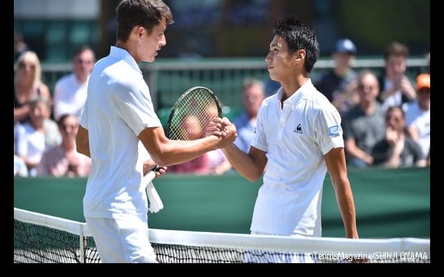  綿貫陽介は3回戦で全豪ジュニア準優勝のカリモフに敗退 [ウィンブルドン・ジュニア] 