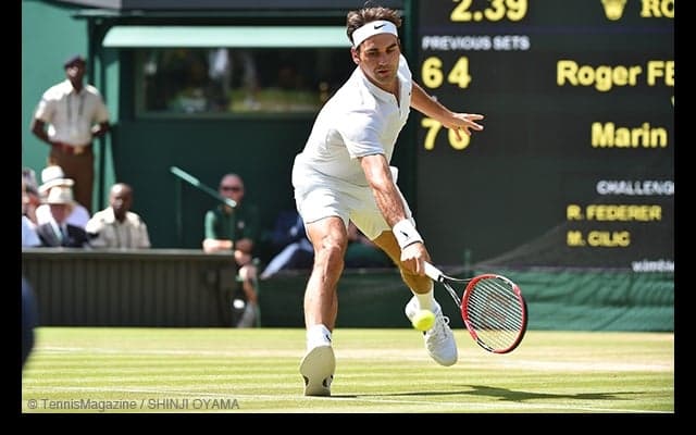  フェデラーがチリッチに2セットダウンからの逆転勝利で準決勝へ [ウィンブルドン] 