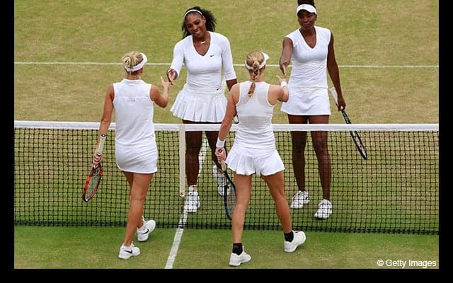  ウイリアムズ姉妹がダブルスでも準決勝に進出 [ウィンブルドン] 