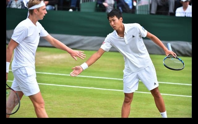  綿貫陽介のダブルスは準々決勝で敗退 [ウィンブルドン・ジュニア] 