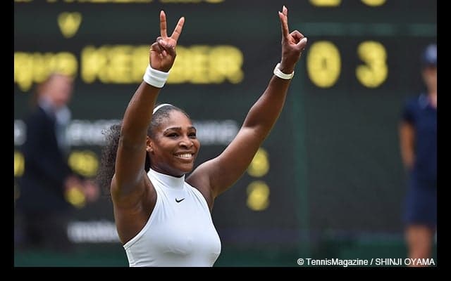  セレナがついにグラフの記録「22回」に並ぶ [ウィンブルドン] 