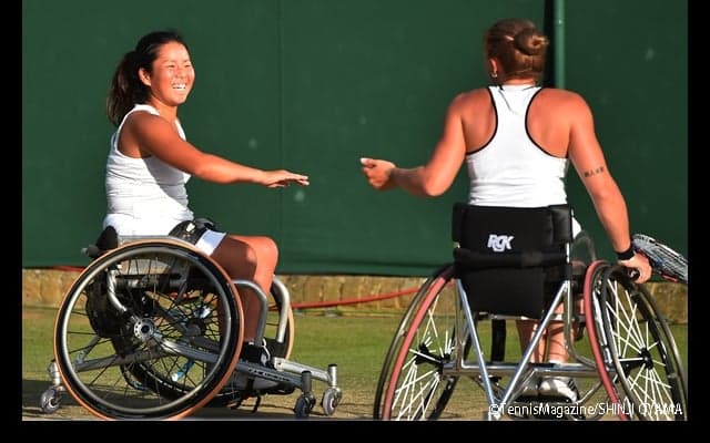  上地結衣とワイリーがダブルスで大会3連覇 [ウィンブルドン・車いすの部] 