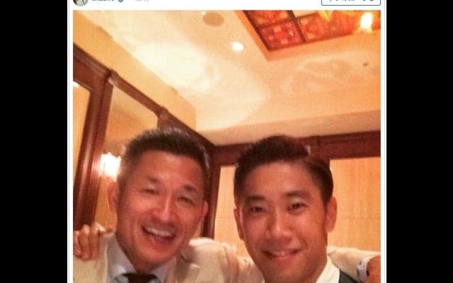 香川真司、カズ＆中村俊輔と対面「いつか一緒にサッカーを」