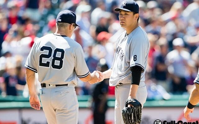 【米国はこう見ている】田中将大、4回2死、勝利目前の降板に指揮官「そうせざるを得なかった」