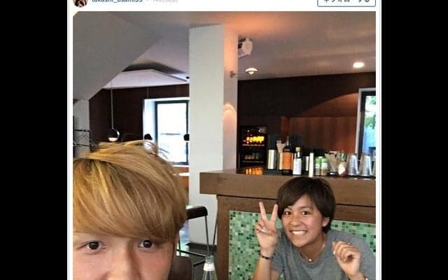 サッカー日本代表・宇佐美貴史、なでしこジャパン岩渕真奈と「ご飯。in ミュンヘン」