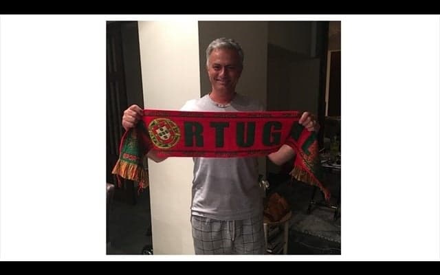 マンUのモウリーニョ監督、母国ポルトガルのEURO制覇を祝福