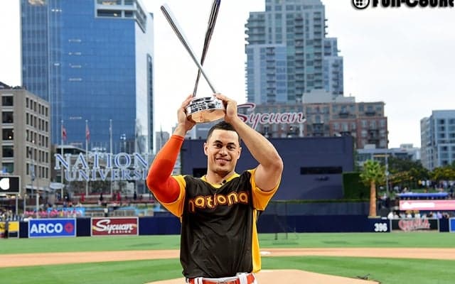 151M弾も！　イチロー同僚のスタントンが本塁打競争初制覇「彼は現実離れ」