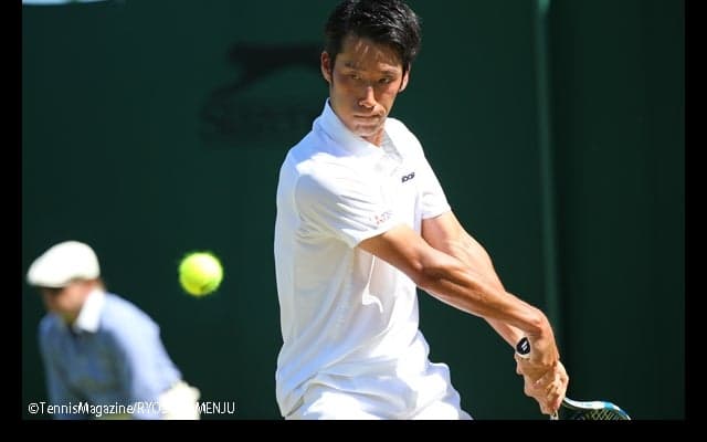  杉田祐一はジョンソンに敗れて2回戦突破ならず [名誉の殿堂テニス選手権] 