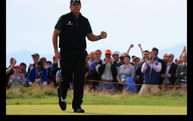 2013年覇者P.ミケルソンがメジャー記録タイ「63」で単独首位発進