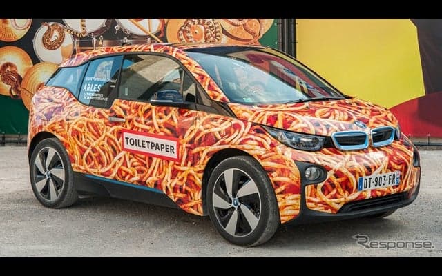 BMW i3 にスパゲッティカー…「アートカーと呼ばないで」