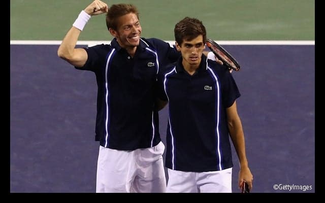  フランスがダブルスで勝利し、2勝1敗とリード [デ杯準々決勝] 