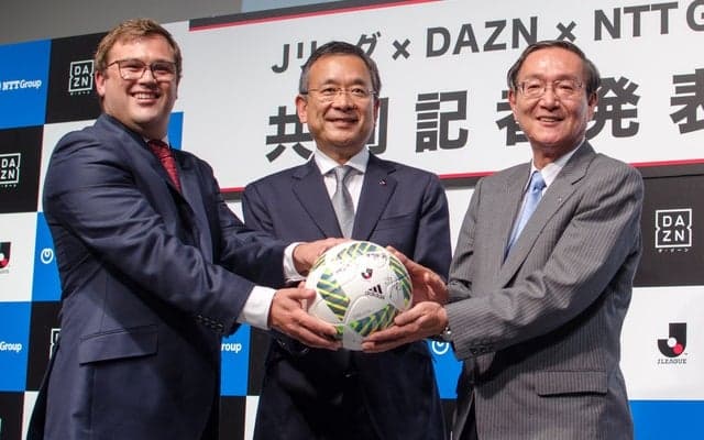 Jリーグ、DAZN、NTTグループが共同でスポーツを盛り上げる「すべては日本スポーツ界のため」