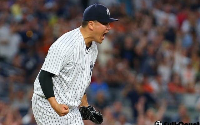 田中将大、ジャイアンツ相手に6回無失点の力投！　8勝目の権利持って降板