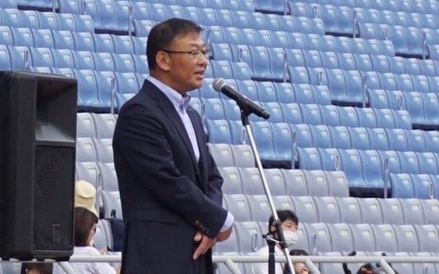 アサヒビール・田中晃取締役、子供たちに熱いメッセージ