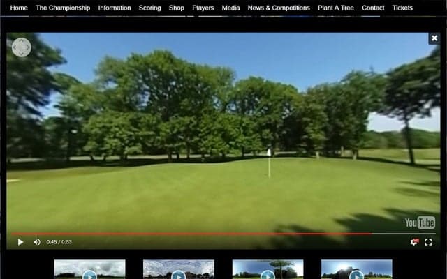 ゴルフ・全英リコー女子オープン公式360度カメラに「リコー シータ S」採用