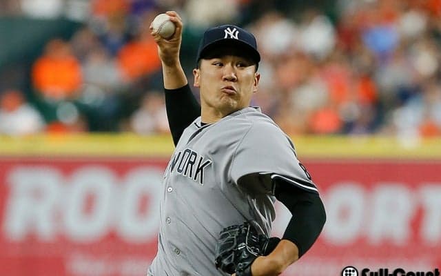 田中将大、5回7安打4失点で降板　2回から球数かさみ、3点リード許す