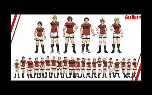  史上初のラグビーTVアニメ『ALL OUT!!』ついに映像解禁！ 