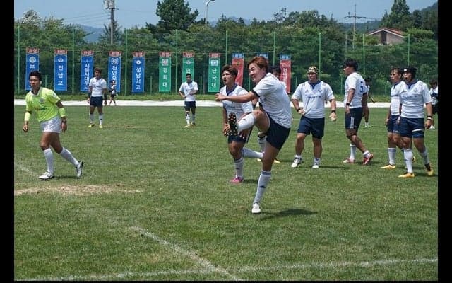  現代グロービス　韓国ラグビー界に第一歩記す 