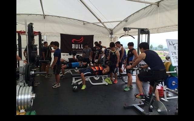  BULLトレーニングブースで鍛える、菅平の夏 