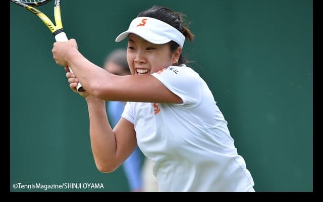  第2シードの奈良くるみが2日がかりで初戦を突破 [江西オープン] 