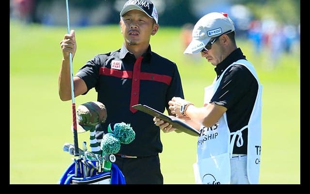 岩田、1.4メートルを3パットで痛恨ダボ　94位タイと出遅れ