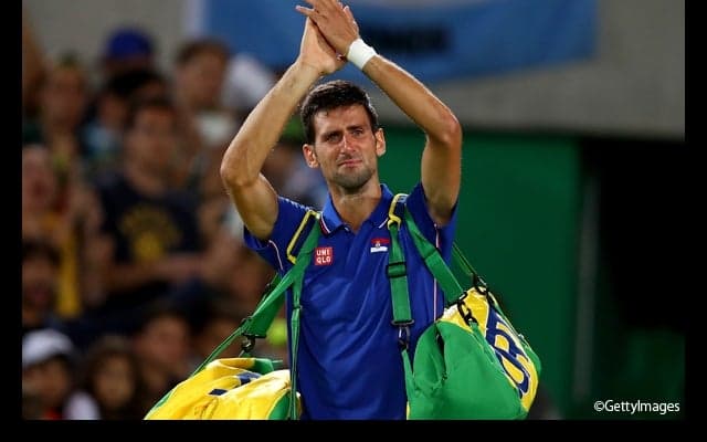  世界ナンバーワンのジョコビッチが初戦敗退、デル ポトロが2回戦へ [リオ五輪] 