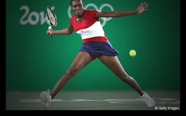  ビーナス・ウイリアムズが1回戦敗退、体調を崩す [リオ五輪] 