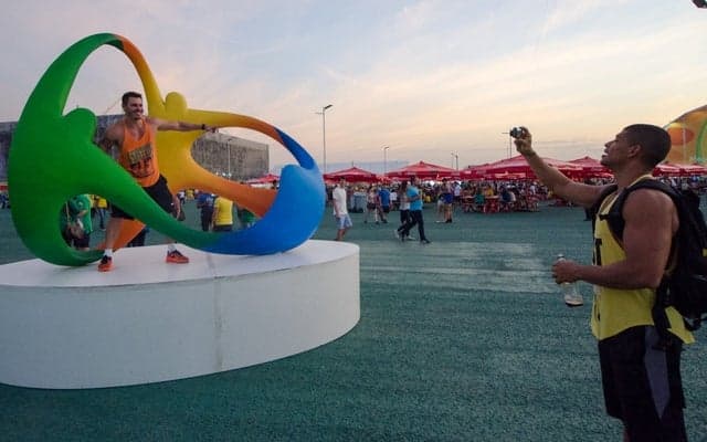 【リオ2016】メイン会場の五輪公園には写真撮影スポットが点在