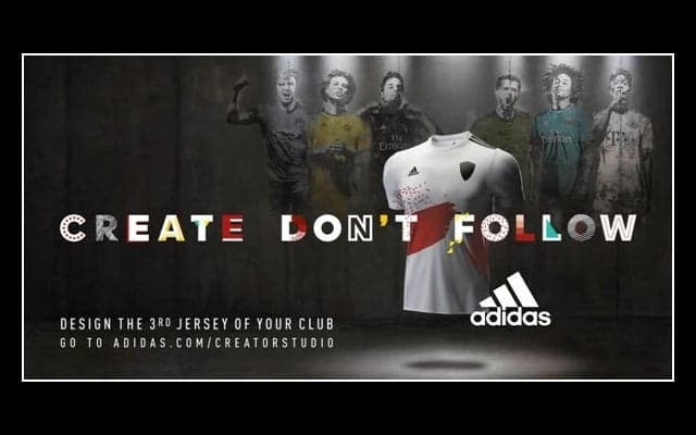 プロサッカーチームのユニフォームデザイン募集…アディダス