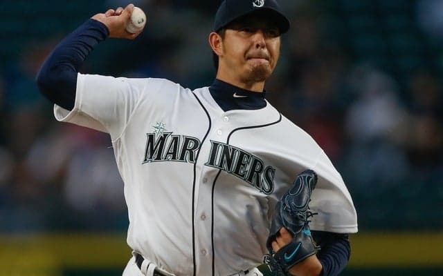 岩隈久志が7回無失点で13勝目、メジャー通算60勝！