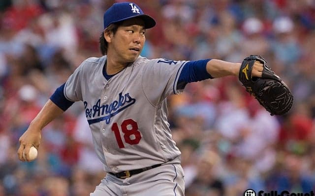 前田健太、6回3安打2失点の好投！　12勝目の権利を持って降板