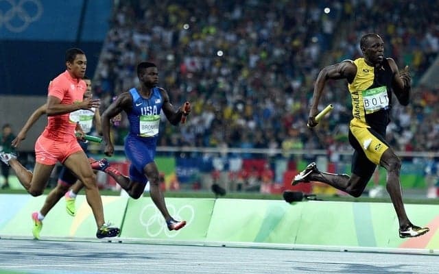 【リオ2016】日本の400メートルリレー銀メダル、ジャマイカも祝福「素晴らしいレース」