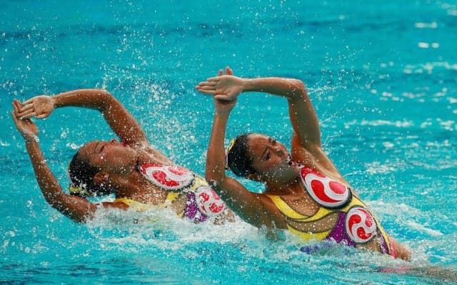 【リオ2016】ヤクルト・つば九郎、シンクロの井村雅代コーチの指導「にげだしてます」