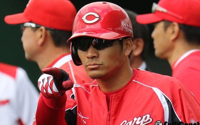 広島田中、試合を決定づける貴重な2ラン　「安部が“覇気”で出塁したので…」