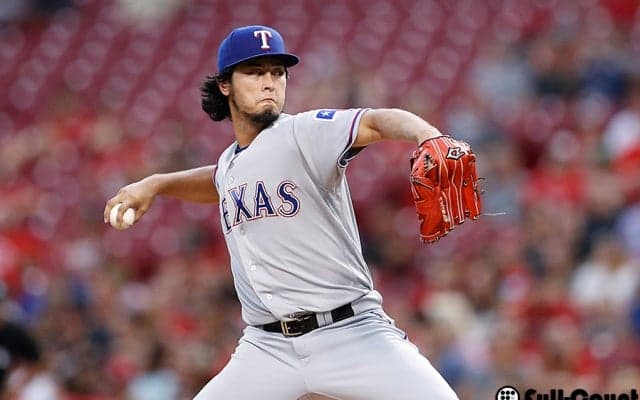 ダルビッシュ日米初本塁打も5勝目ならず　同点の6回4安打5失点で降板
