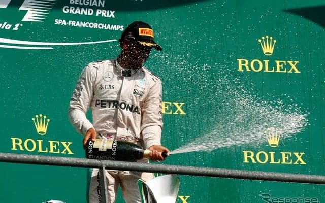 【F1 ベルギーGP】途中赤旗中断の混乱がありながらも、ロズベルグがポール・トゥ・ウィン