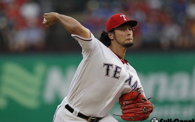 ダルビッシュ、岩隈と対決で復帰後最多110球　7回途中3失点で5勝目の権利