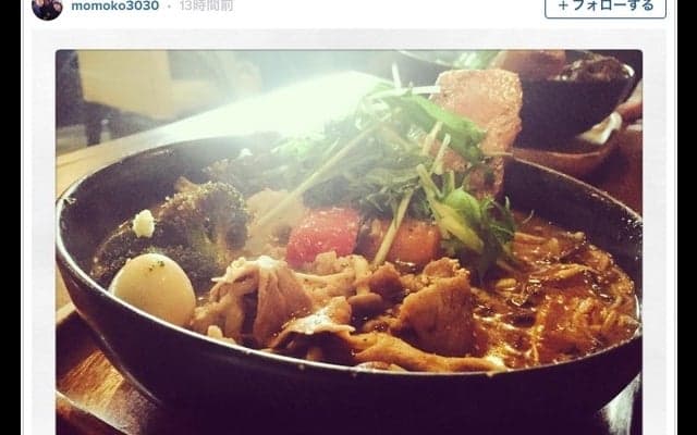 上田桃子「今までで一番のスープカレーでした」