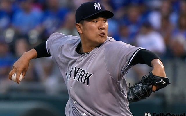 田中将大、5回2失点で12勝目の権利　雨で試合が59分間中断し、71球で降板