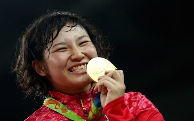 女子レスリング・土性沙羅は阪神ファン！…北條史也のグッズで声援送る