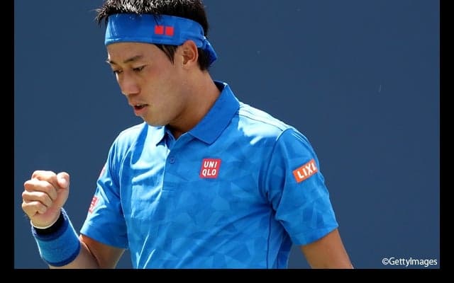  錦織がベッカーから2セット連取で初戦突破に王手 [全米オープン] 