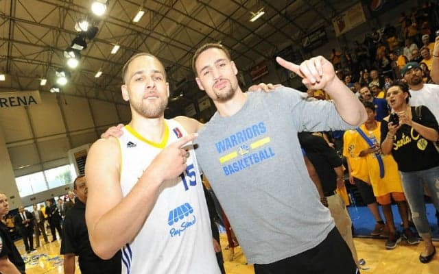 クレイ・トンプソンの兄がキングスのワークアウトに参加