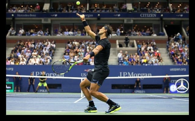  記憶に残る“ロブ”が、ナダルの4回戦進出を助ける [全米オープン]
 