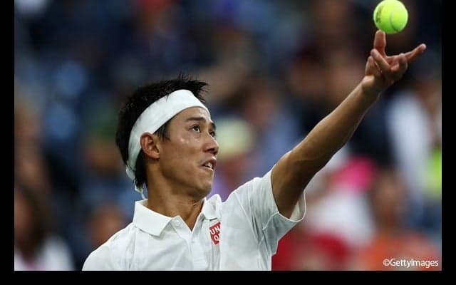  第3セットを制した錦織が16強入りに王手 [全米オープン] 