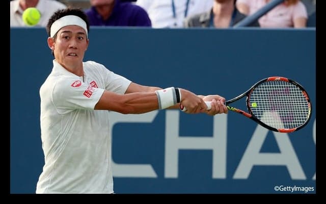  錦織がカルロビッチから2セット連取で8強入りに王手 [全米オープン] 